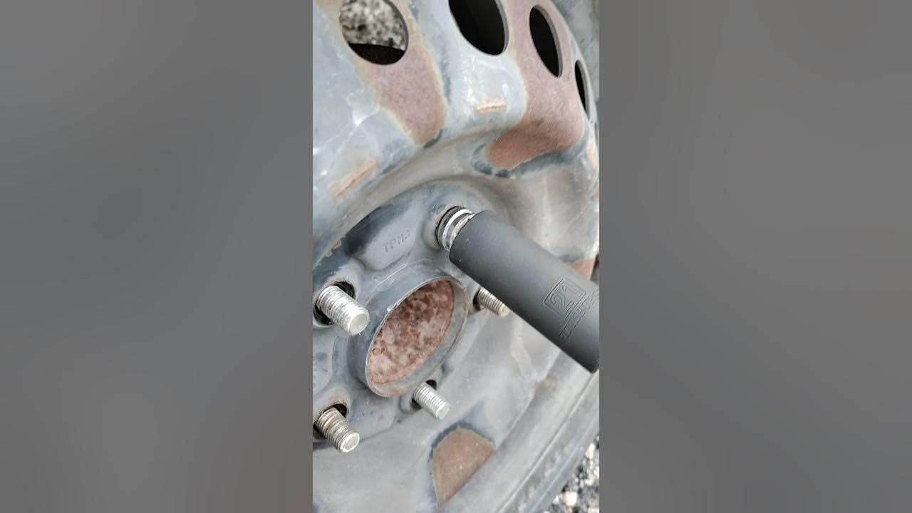 How to break off a lug nut spinning with stud - YouTube