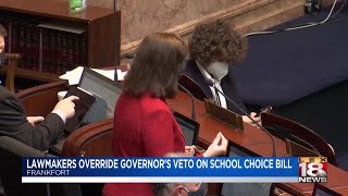 Kentucky General Assembly overrides Gov. Beshear's veto of school choice bill