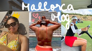 MALLORCA VLOG - rodinná dovča, spálená jak humr, díra v noze, profi golfistka| Tran Kim Ly