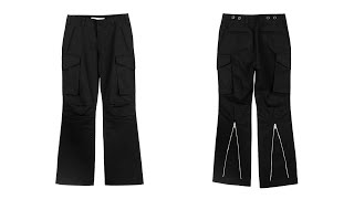 Gizmothegoatt's Cmmawear | Hourglass Back Zip Cargo Pants - YouTube