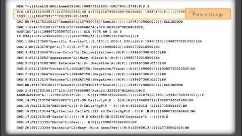 HL7 ORU Messages: The Basics