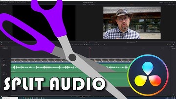 How to split audio in Resolve 17 Quick tutorial