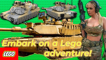 Epic Build: LEGO M1A2 Abrams Tank - Strength and Power!
