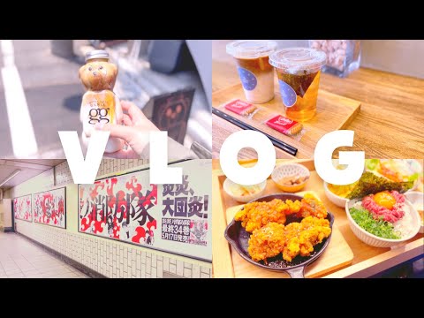 {vlog} #02 オシャカフェとオタ活〻蔵前〻新大久保〻散財