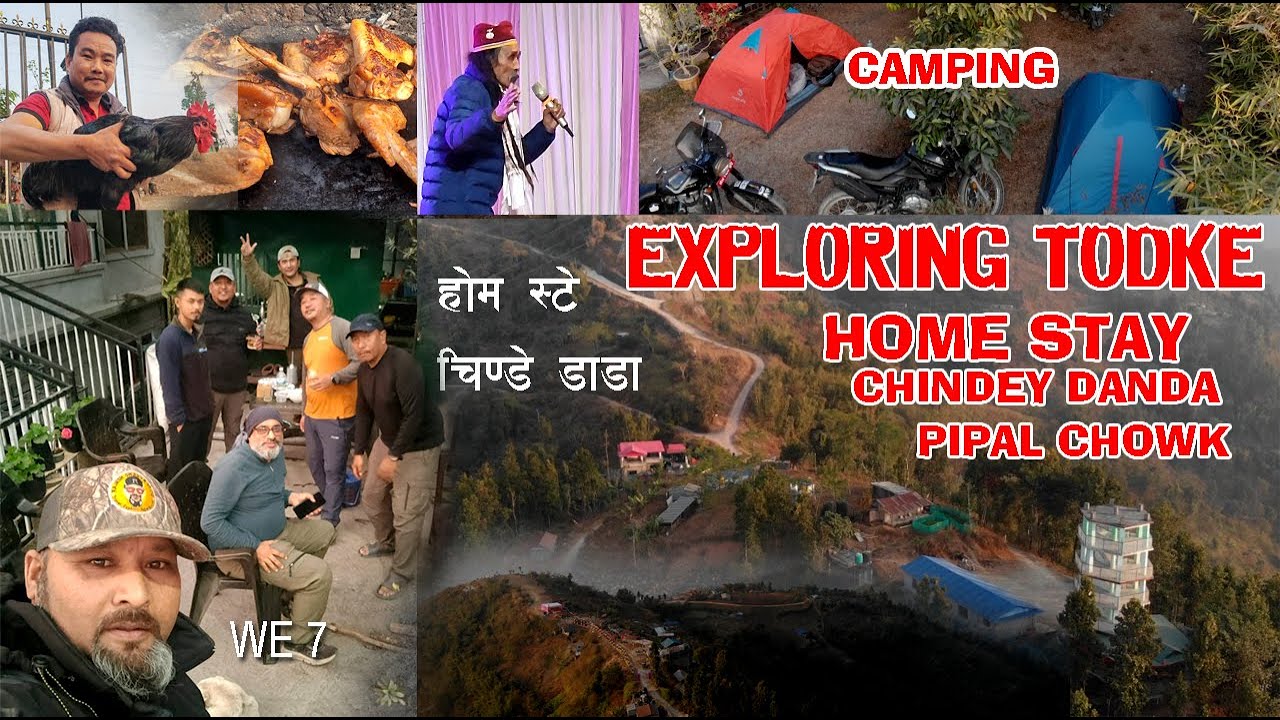 चिन्डे डाँडा टोड्केमा होम स्टेमा क्याम्पिंग Todke, Pipal Chowk Chindey Danda Dharan Camping