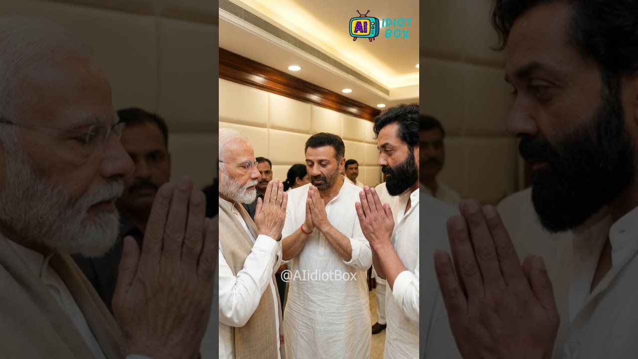 PM Narendra Modi Condoles Dharmendra’s Sons Sunny & Bobby Deol