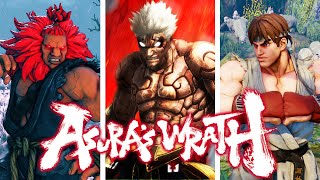 Asura's Wrath Vs Ryu and Akuma - Boss Fight [LOST EPISODES]