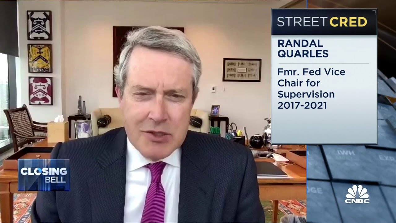 Read more about the article You have to remember the Fed’s policy acts with a lag says fmr. Fed official Randal Quarles – CNBC Television