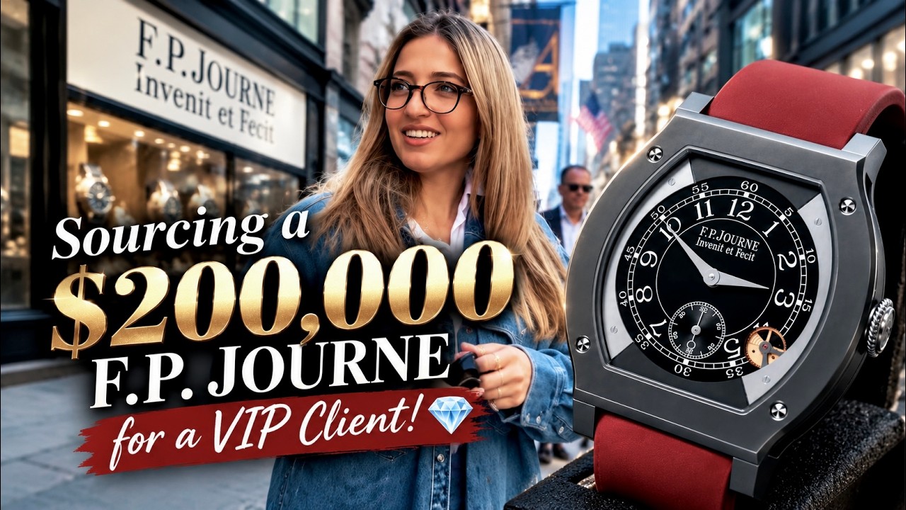 Sourcing a $200,000 F.P. Journe for a VIP Client! ⌚️💎 - YouTube - Watchbyjuls