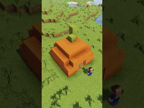 ハロウィンに作りたいカボチャハウス #マイクラ #マインクラフト #マイクラ建築 #マインクラフト建築 #minecraft #shorts