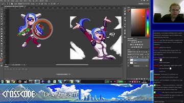 CrossCode Dev Stream - New Enemy sprites + Lea Squid Drawings - 2 / 2