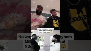 Famous No way UFC legend Mayhem Miller said THIS about N3on’s Bodyguard 😳 #rampagejackson #n3on Wealth