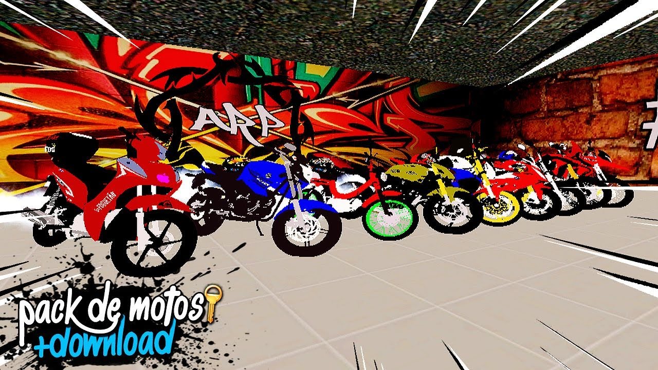 GTA SA MODS: PACK de MOTOS para MOTOVLOG Com e Sem BRAÇO para PC FRACO