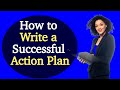 How to Write a Successful Action Plan?