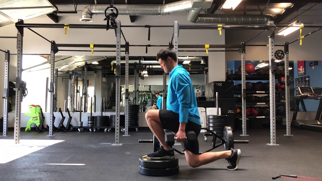 2DB Front Foot Elevated Reverse Lunge YouTube