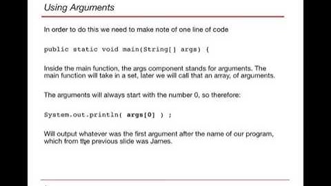 Introduction to Java Module 2