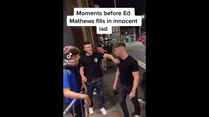 Ed Matthews Fights Kid On Night Out