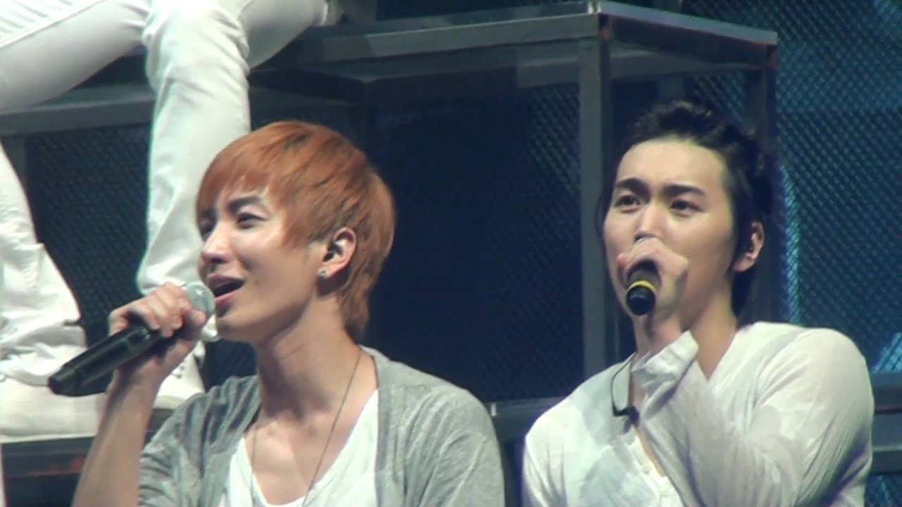 [fancam] 110130 Super Junior SS3 in Singapore 『Hate U , Love U』 Forcus Sungmin & Leeteuk
