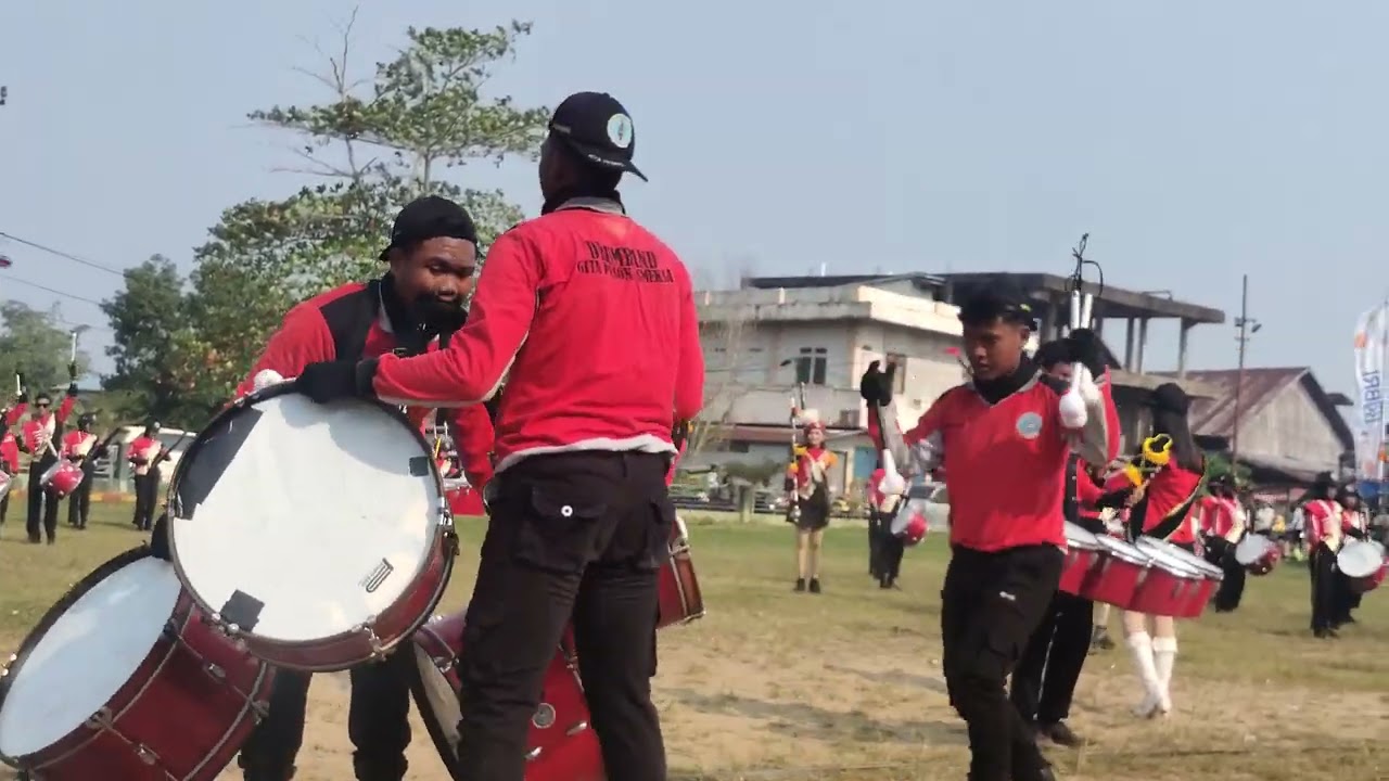 Atraksi marching band SMKN1 ketapang, Kalimantan Barat