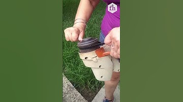 Woman Shows Grass Trimmer Hack Using Zip Ties