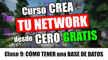 CÓMO HACER una BASE de DATOS MySQL | Clase 9 | Curso Cómo Crear una Network de Minecraft Gratis