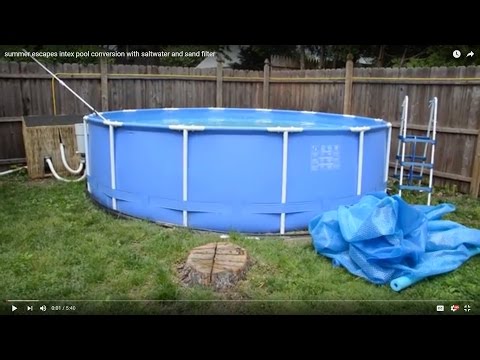 summer escapes conversion to intex sand filter / saltwater with extension cord summer escapes conversion to intex sand filter / saltwater with extension cord