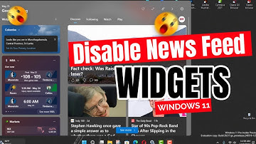 How to Disable News Feed from Widgets on Windows 11