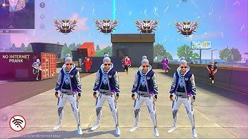 No Internet Prank 🤣| FREE FIRE FUNNY GAMEPLAY | ZENO FF