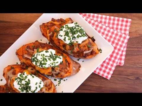 smoky-stuffed-sweet-potato-recipe-|-vegetarian-bbq