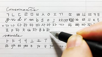 Learn How to Read and Write Korean (Hangul) in 20 minutes