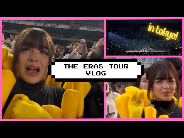 FINALLY! The Eras Tour in Tokyo vlog!!! || Andrea B.