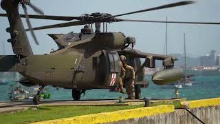 Joint Task Force-Bravo Soldiers execute a Medevac Rehearsal in Panama