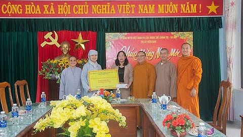 Video QCB: Ban Trị sự Phật giáo thị xã Điện Bàn thăm, chúc Tết đến lãnh đạo các cơ quan