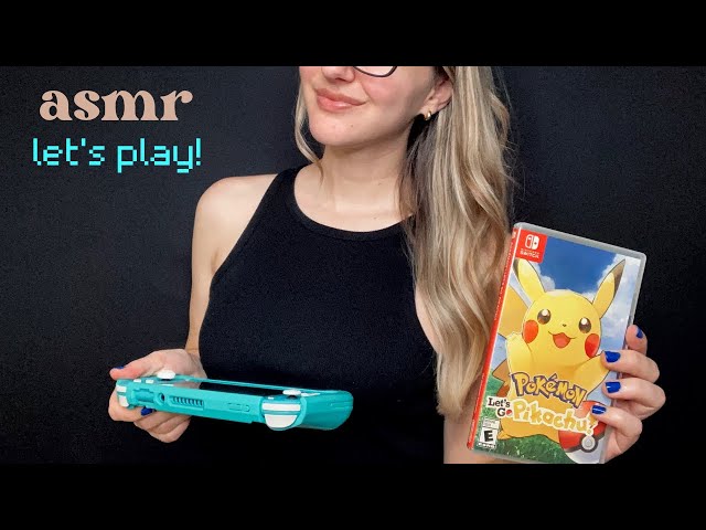 ASMR Video Game Playthrough - Pokémon Let’s Go Pikachu (Soft Spoken, Unintentional)