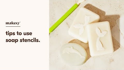 how to use soap stencils.