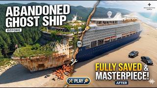 100 year old ship restored into luxury cruiser ship #viral #views #old #rebirth