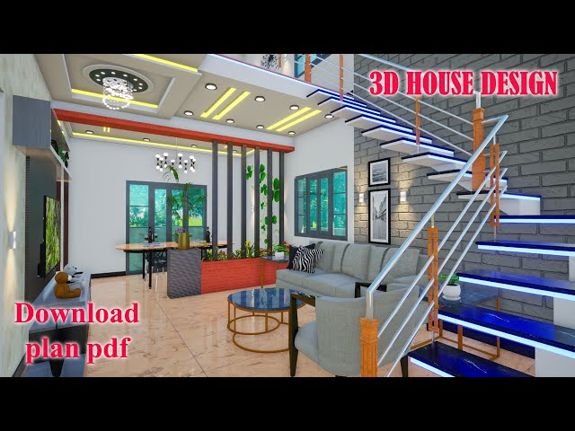 30 40 Duplex House Plan 3 Bedroom