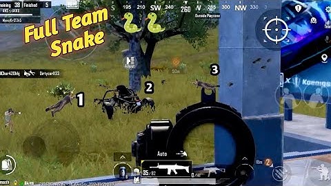 How To Delete Full Snake 🐍 Team Tricks BGMI!! #shorts #montage #clutch #snake
