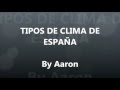 Los tipos de clima en España