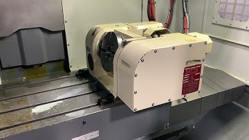**Samsung MCV50 CNC VMC w/ 4th/5th Axis KOMA Tilting Rotary Table; DT50B0028  Indexer video