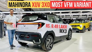 2024 Mahindra XUV300 (3XO) Most VFM Variant  Rs. 9.49 Lakh With Sunroof + All 8 Colours