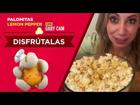 Palomitas Lemon Pepper - Recetario Palomino