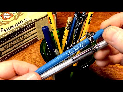 Pencils Pens and Chocolate Coins ASMR