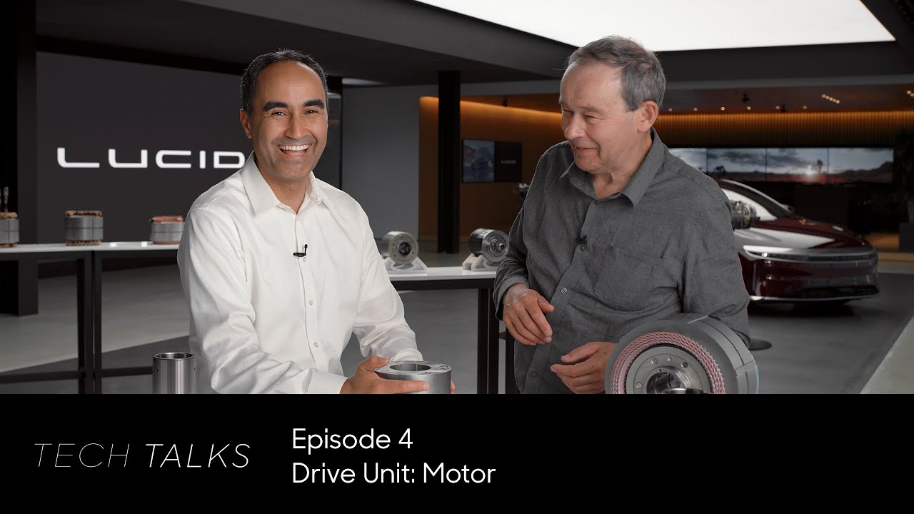 ⁣Drive Unit: Motor | Tech Talks | Lucid Motors