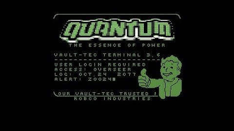 C64 Intro: Quantum Vault Intro by Quantum ! 3 November 2024!