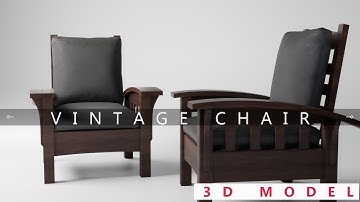 3D Modeling | Vintage Chair