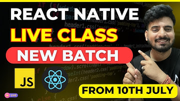 React Native Live Classes - Batch 3.0   ✅ | From 10th July In Hindi | Engineer Codewala