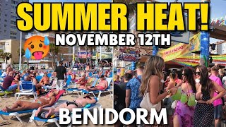 Benidorm - Crowded Beach, Full Bars & Hot Weather Feels Like Summer