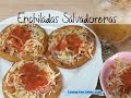 Enchiladas salvadoreñas con curtido