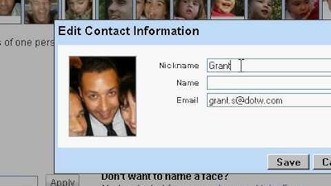 Picasa 3 web albums not smart enough to pick up emails